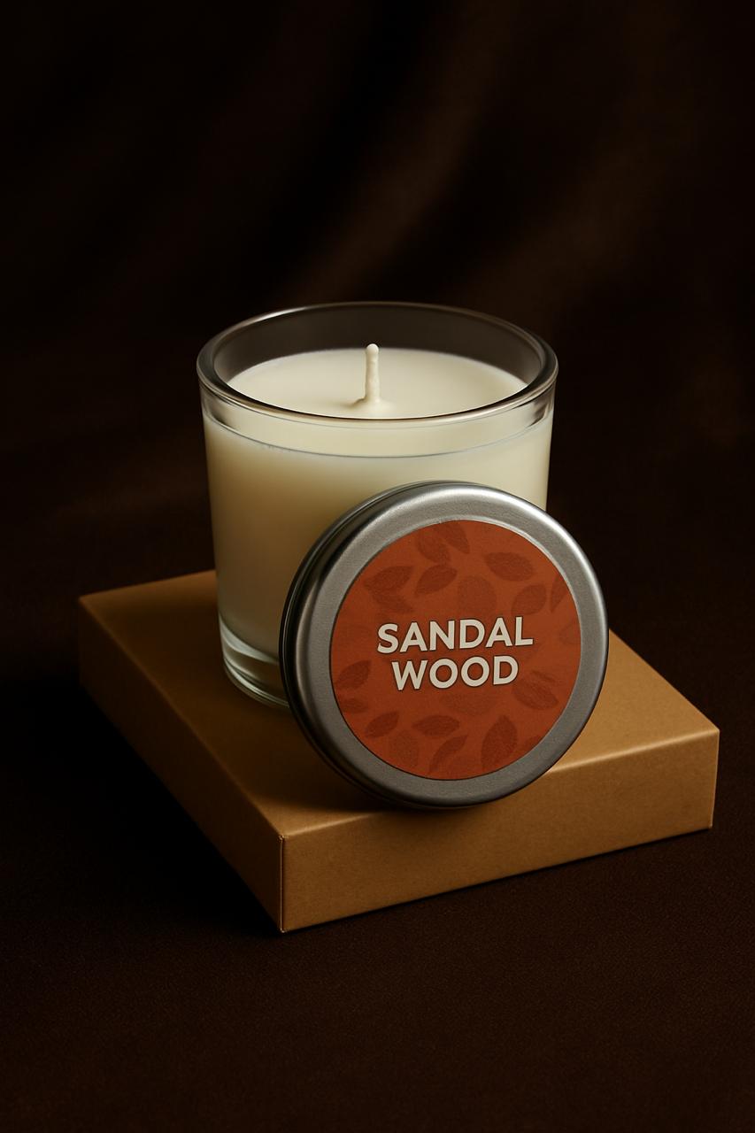 CANDLE JAR PACK OF 6 JAR, ROSE, SANDALWOOD, JASMINE, STRAWBERRY, LAVENDER, LEMON GRASS