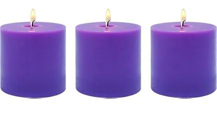 PILLAR CANDLE ENGLISH FRAGRANCE PACK OF 3Pc