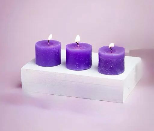 PILLAR CANDLE ENGLISH FRAGRANCE PACK OF 3Pc