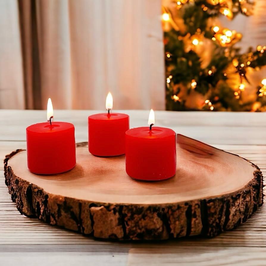 PILLAR CANDLE ENGLISH FRAGRANCE PACK OF 3Pc