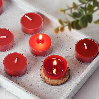 SMALL CUP CANDLE SET PACK OF 14Pc STRAWBERRY