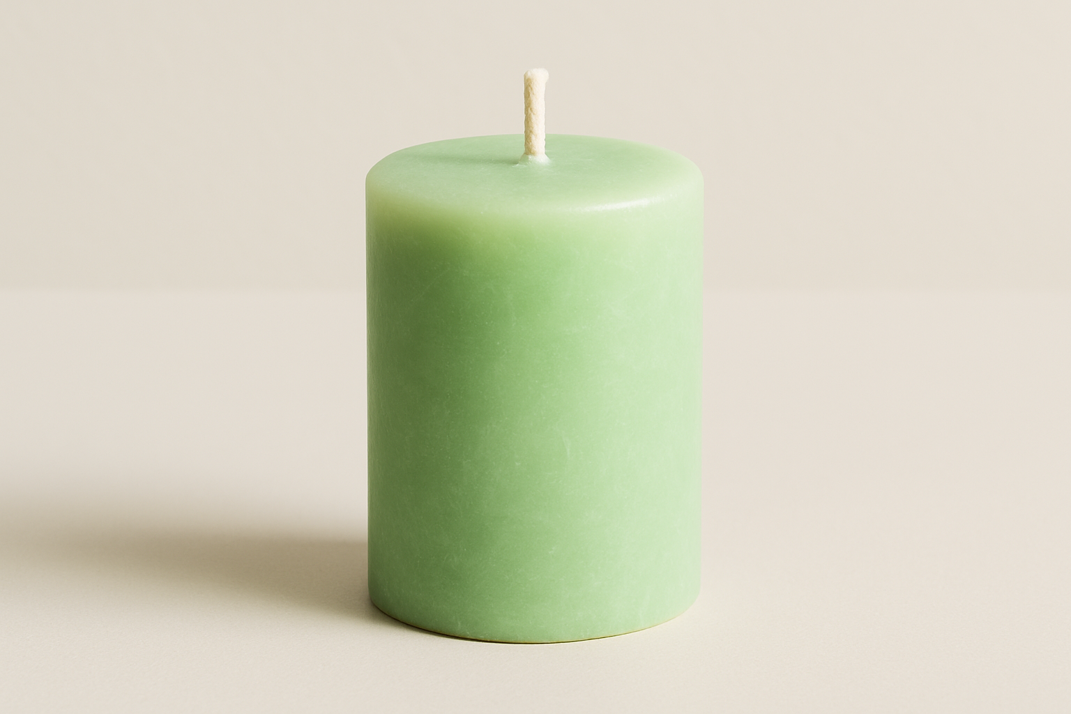 CANDLE COLOR LIGHT GREEN
